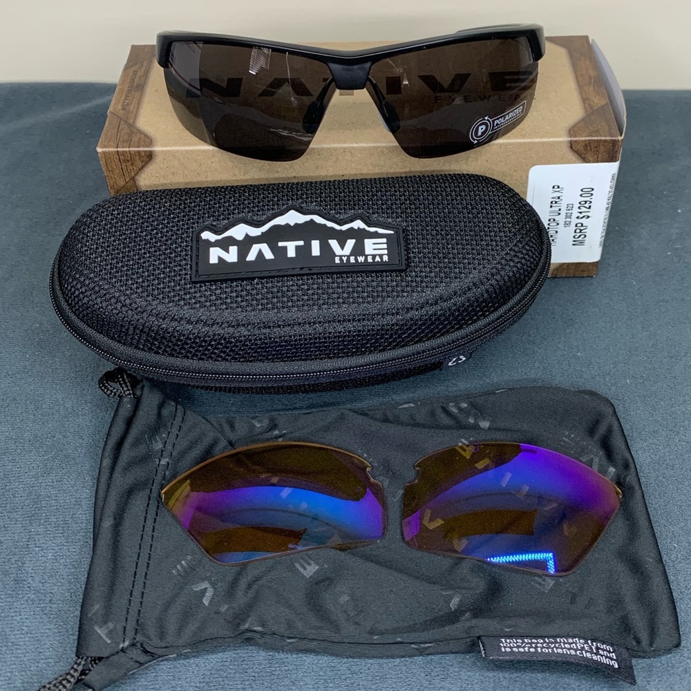 Native Sunglasses Hardtop XP w/ case & extra lens - Picture 7 of 8